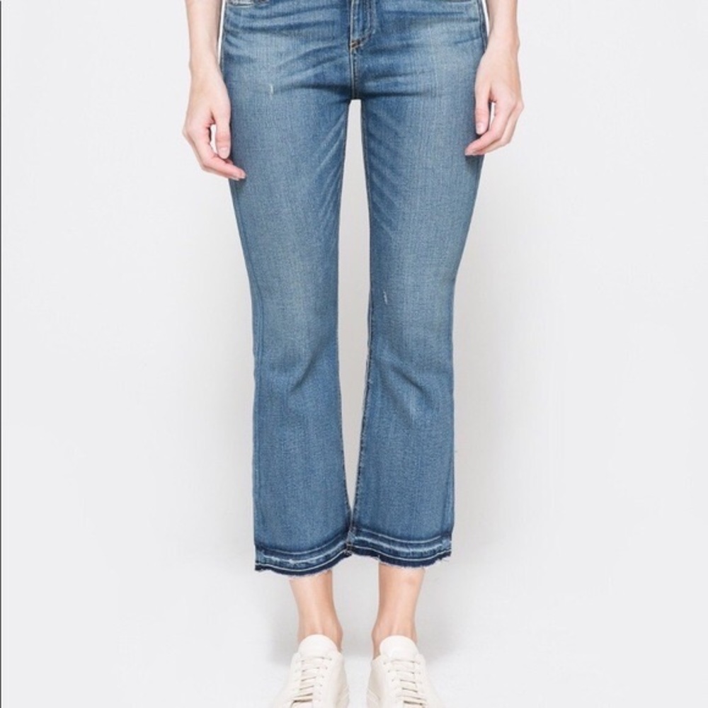 Rag & Bone high rise straight leg jean in Stark